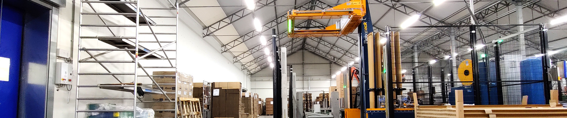 Pallet strapping machines