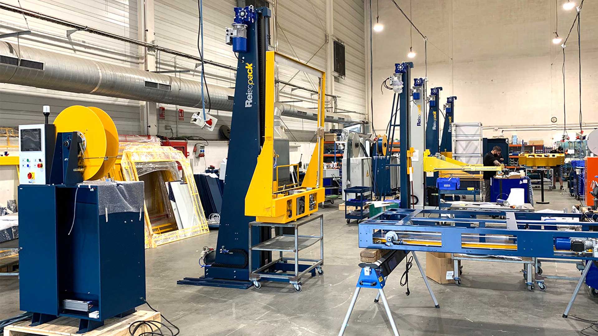 Omnsoeringsmachine voor diverse verpakkingen van Reisopack Omnsoeringsmachine voor diverse verpakkingen van Reisopack