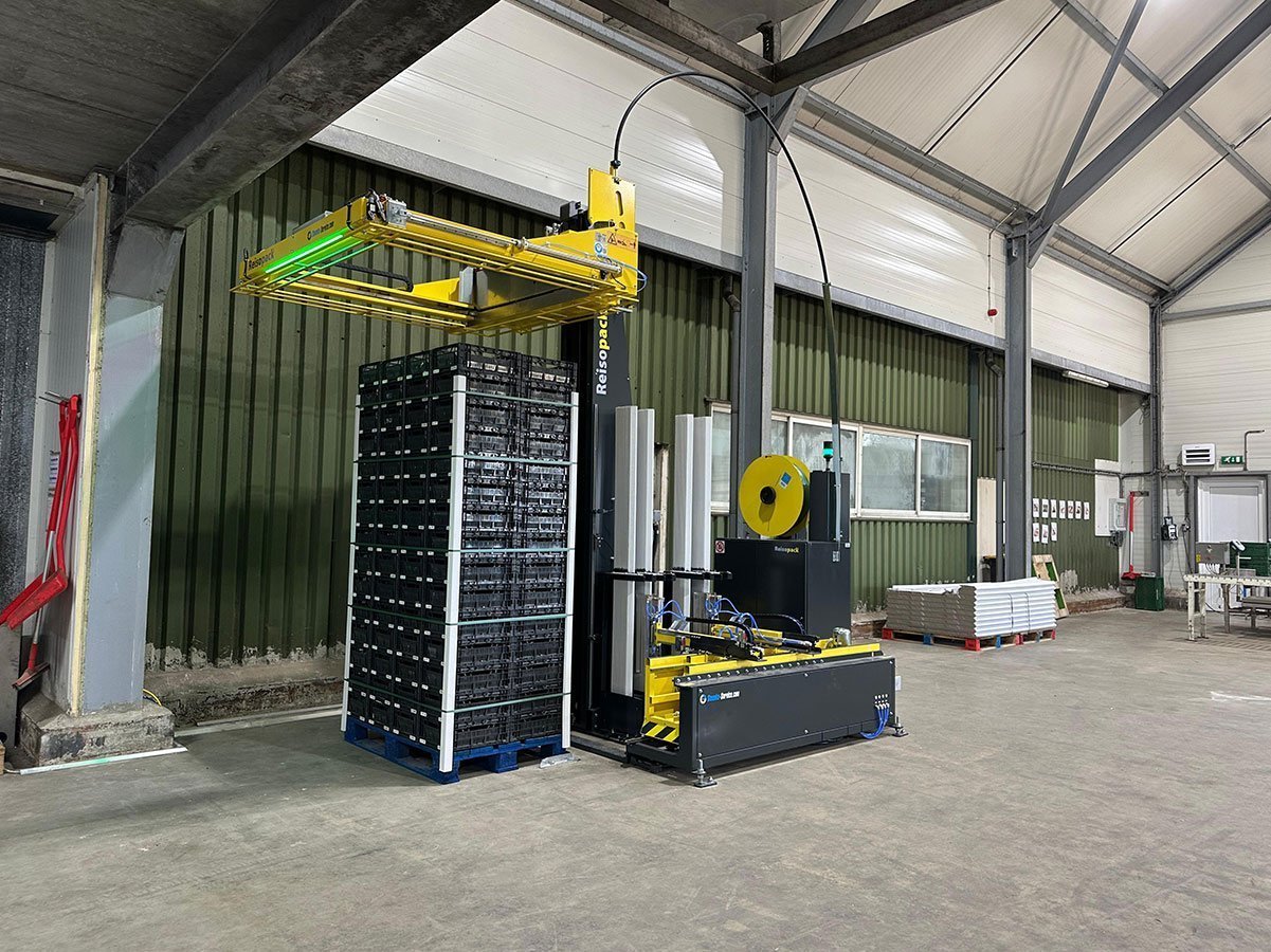 Reisopack 2905 automatische omsnoeringsmachine | Reisopack Nederland Reisopack 2905 automatische omsnoeringsmachine | Reisopack Nederland