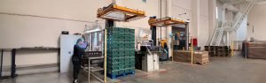 Greenpack verpakkingslocatie met Reisopack omsnoeringsmachines