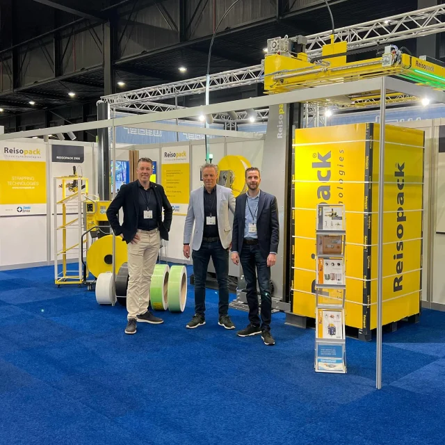 De Empack is van start! Komt u langs Reisopack in stand 1F10? Sander, Wouter en Nick staan klaar om u te ontvangen en u alles te vertellen over onze efficiënte omsnoeringsmachines. Vandaag en morgen in de Brabanthallen. 🤝
